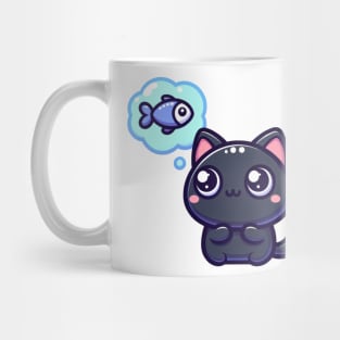 Cat dreaming Mug